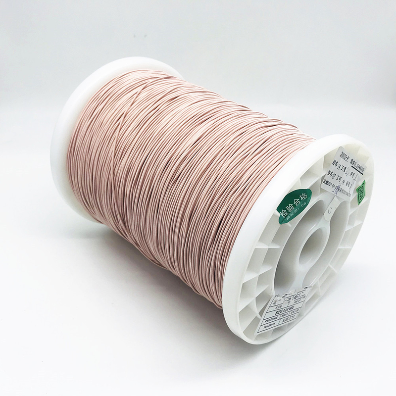 0.08mm*24 Class 155 Stranded Copper Wire Nylon Silk Covered
