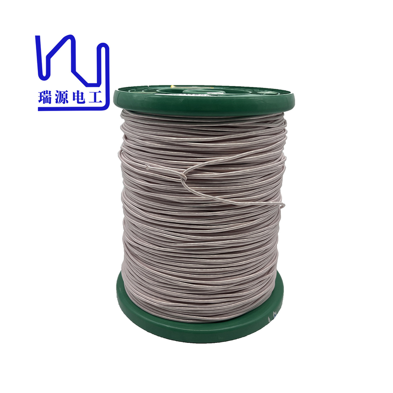 0.1mm 0.2mm Ustc Litz Wire Custom Stranded Copper Nylon Served
