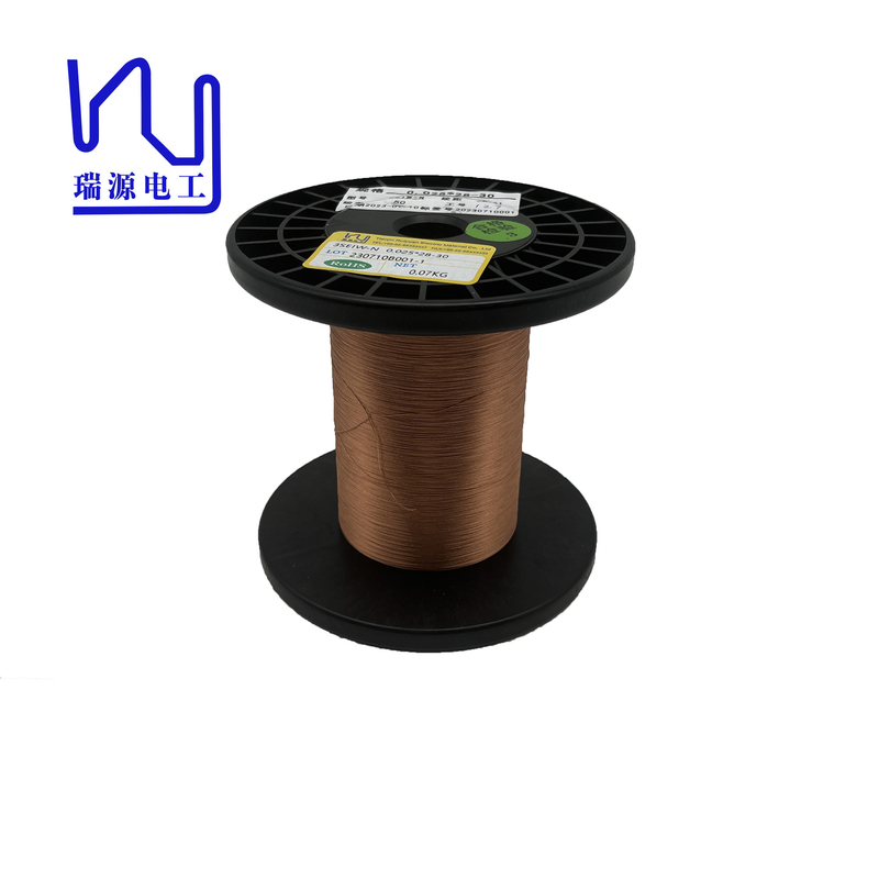 0.026mm*28-30 Class H Stranded Litz Copper Wire Hf Coil For Transformers