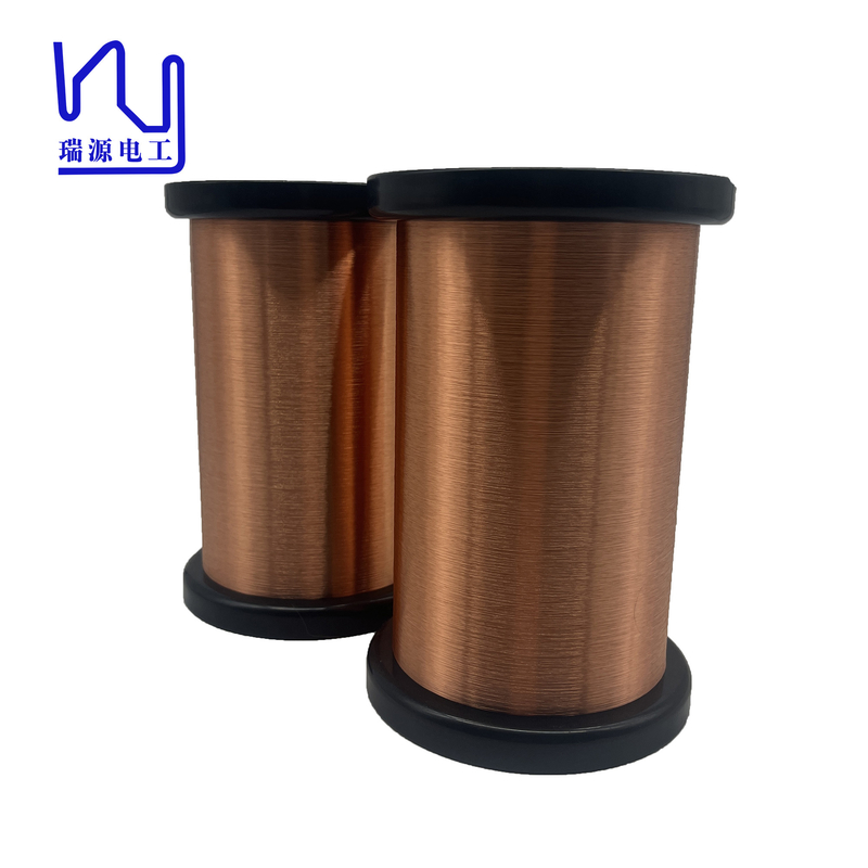 2UEW155 0.075mm Copper Enameled Winding Wire For Micro Devices