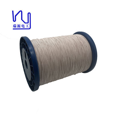 Hf Ustc लिट्ज़ वायर 0.071mm*84 मल्टी स्ट्रैंड्स नायलॉन सर्विंग