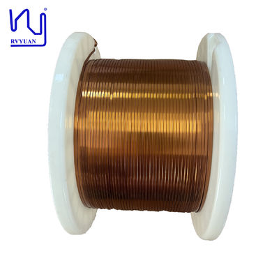 सोल्डर करने योग्य स्व-चिपकने वाला 0.2mmx5.0mm इनेमल फ्लैट कॉपर वायर