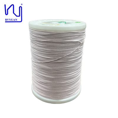 उच्च गुणवत्ता वाले 120 स्ट्रैंड्स/38AWG 0.1 मिमी नायलॉन लिपटे कॉपर लिट्ज़ वायर