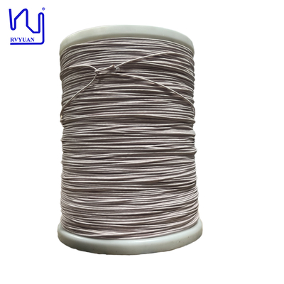कस्टम 120strands/0.10 मिमी नायलॉन ने पावर ट्रांसफार्मर के लिए लिट्ज़ तार की सेवा की
