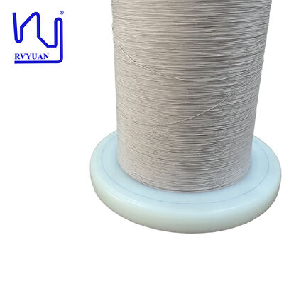 ट्रांसफार्मर/वायरलेस चार्जर के लिए 0.1 मिमी X 150 स्ट्रैंड्स सॉलिड कॉपर सिल्क कवर्ड लिट्ज़ 1100V