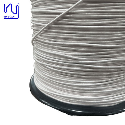 ट्रांसफार्मर कॉपर लिट्ज़ वायर के लिए 2USTC-F 0.1mmx300 नायलॉन सर्विंग लिट्ज़ वायर