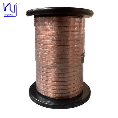 3500V 2UEW-F-PET ((N) 12.1mm*3.4mm ट्रांसफार्मर के लिए आयताकार Mylar Litz तार