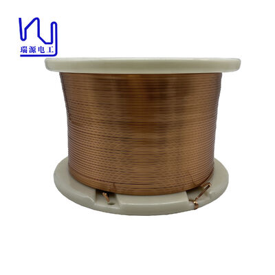 ऑटोमोटिव वाइंडिंग के लिए यूएल सर्टिफाइड 0.8X3.0mm AIW पॉलीइमाइड इमाइड इनेमल फ्लैट कॉपर वायर